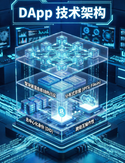 DApp开发需要哪些核心技术？解析智能合约、Web3钱包与去中心化应用架构
